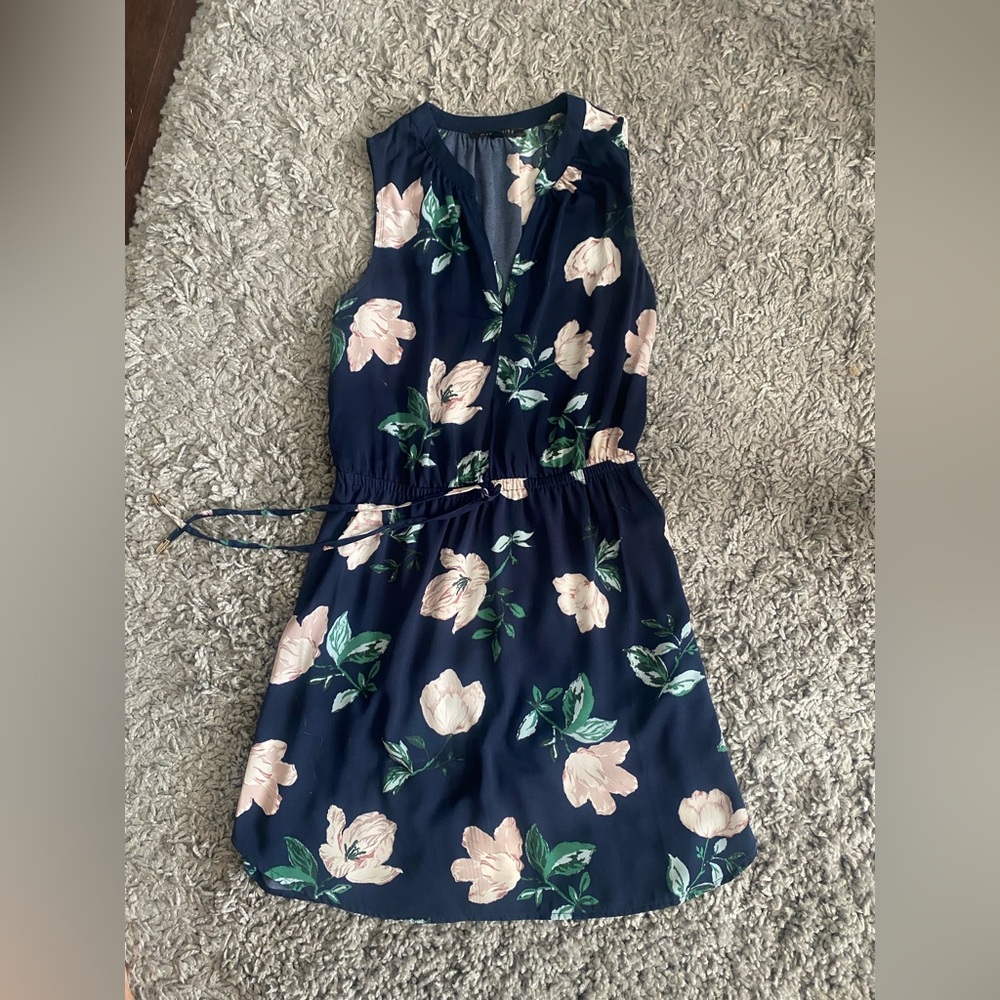 Dynamite Navy and Pink Floral Dress